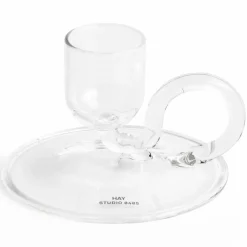 Curved ljusstake, clear