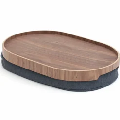 CurveLine Laptray knäbricka med anti-slip, medium, pilträ