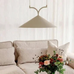 Curve pendel taklampa 50 cm, svart
