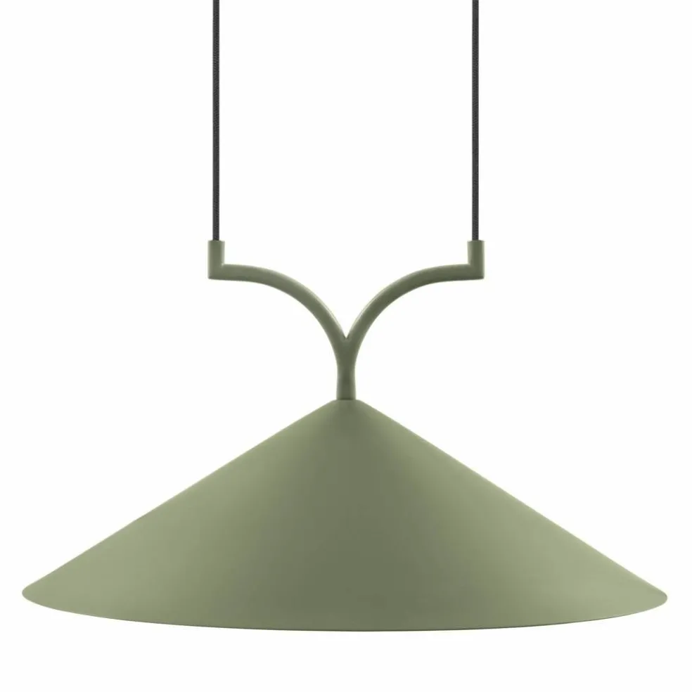 Curve pendel taklampa 50 cm, svart