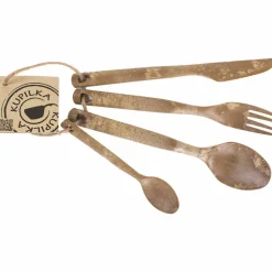 Cutlery bestickset 4 delar, brun