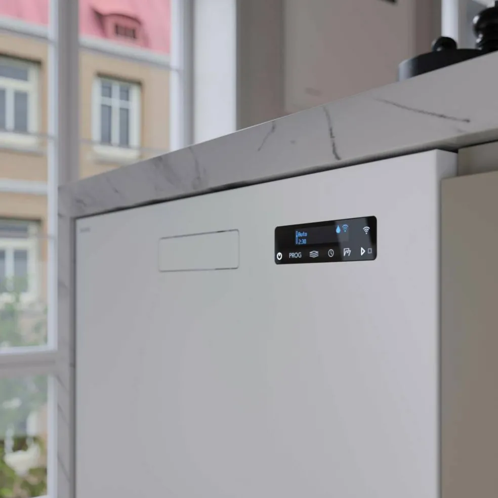 DBI344IB.W XL inbyggd diskmaskin 14 kuvert, vit