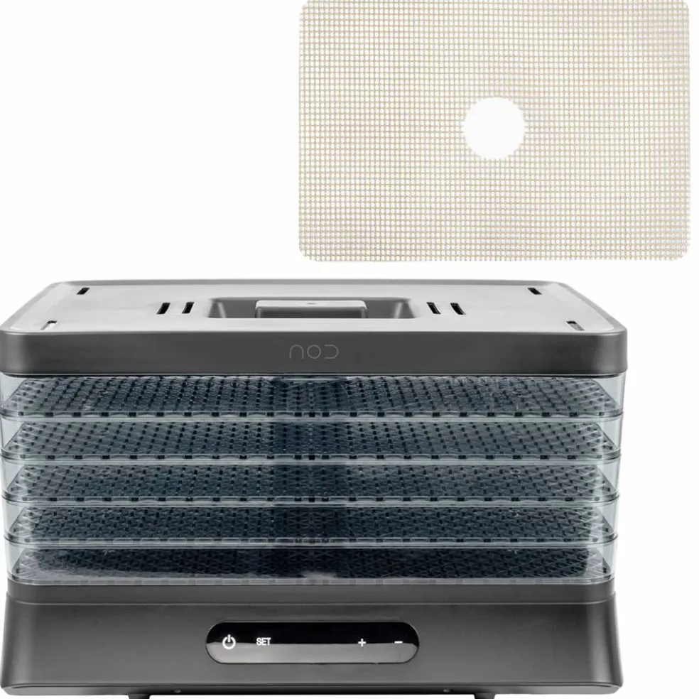 Dehydrator med nonstick-nät