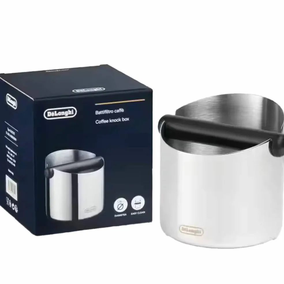 De'Longhi Knock Box behållare för kaffesump, rostfritt stål