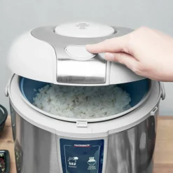 Design riskokare 3 liter, rostfritt stål