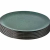 Desserttallrik grön 20 cm. 6 st