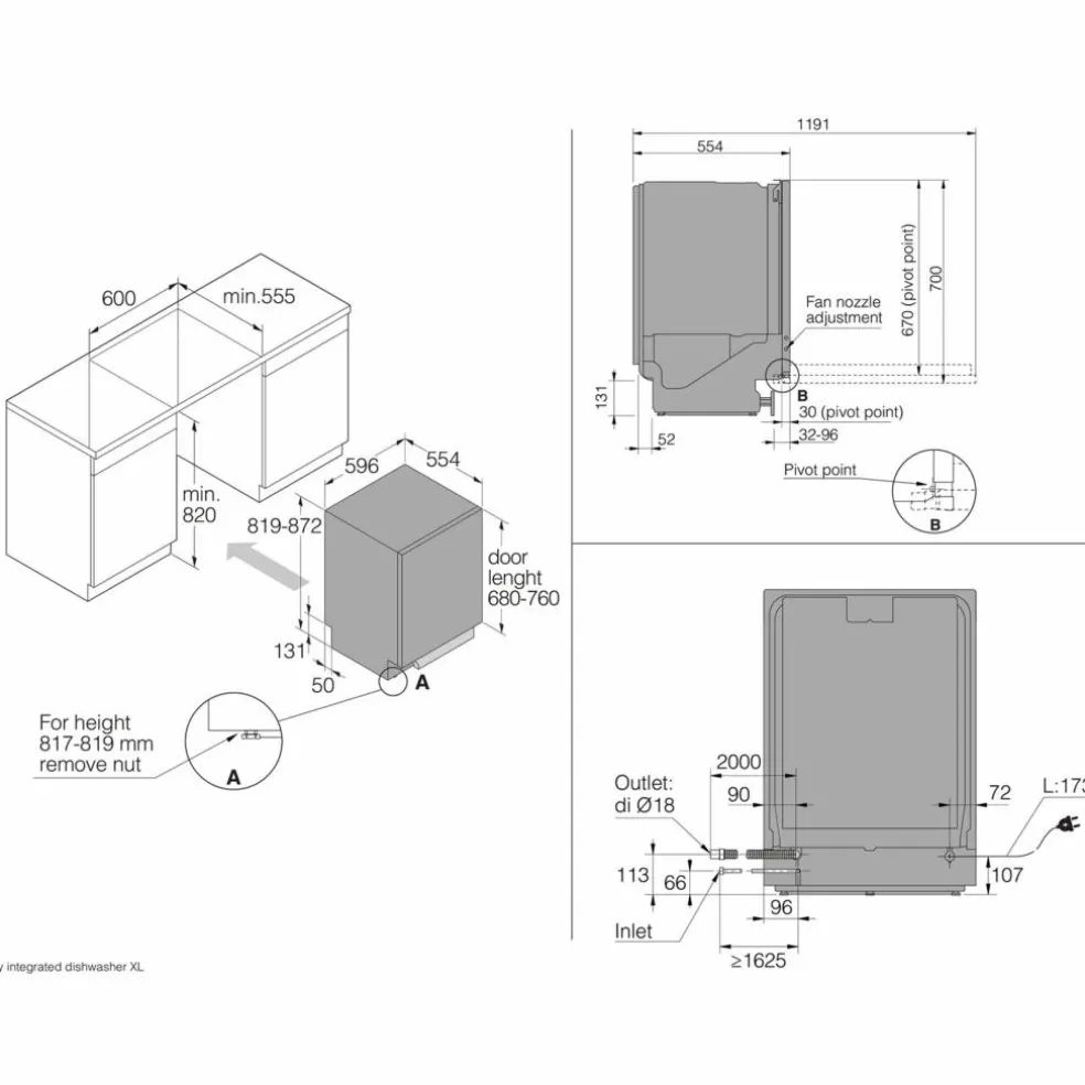 DFI534A XL helintegrerad diskmaskin 13 kuvert