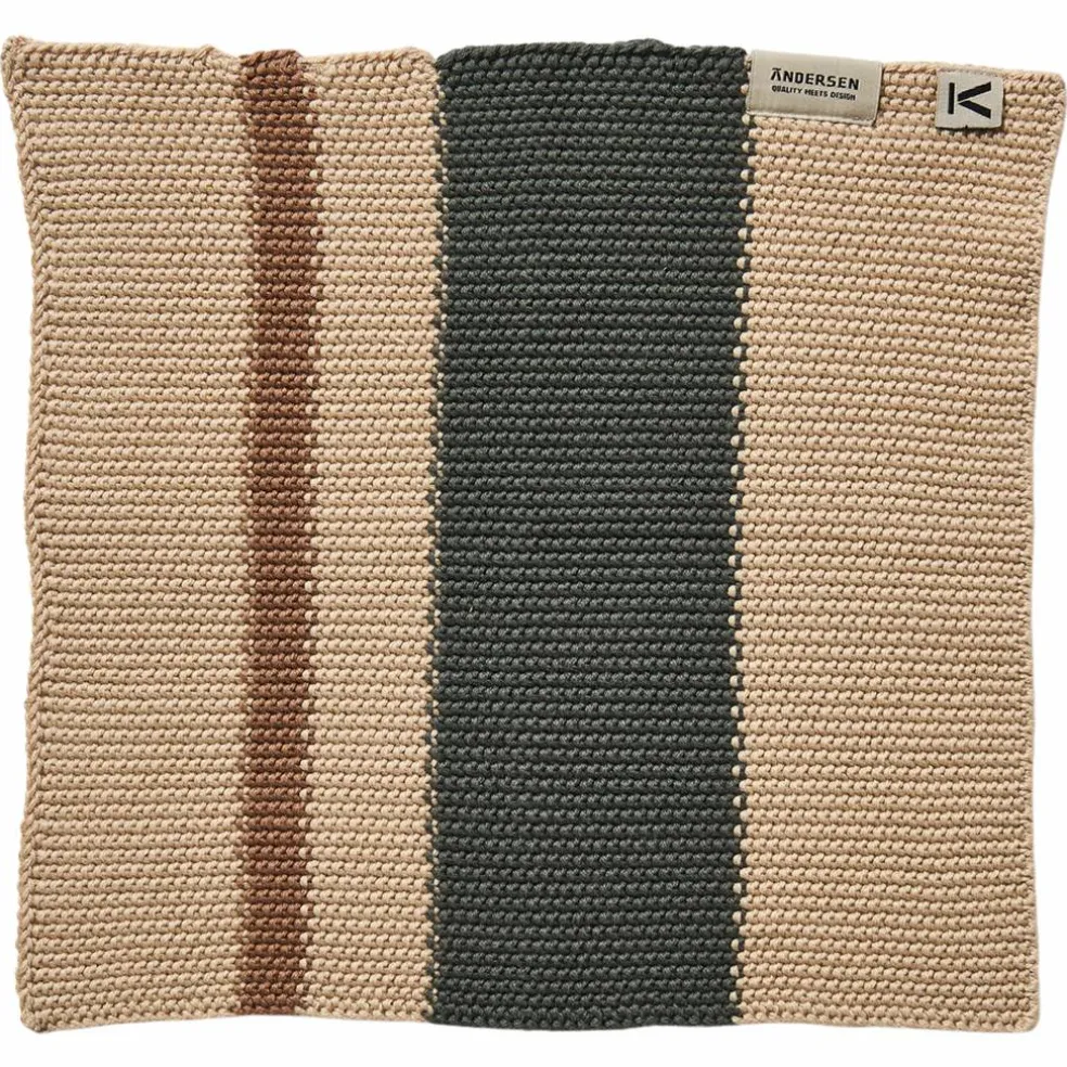Disktrasa 27 × 27 cm 2-pack, grön/brun