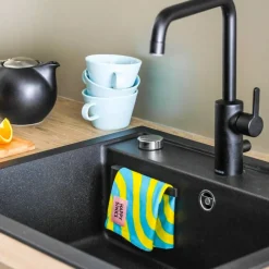 Disktrasehållare med magnet, svart