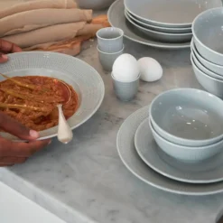 Djup tallrik, 25 cm, dimma