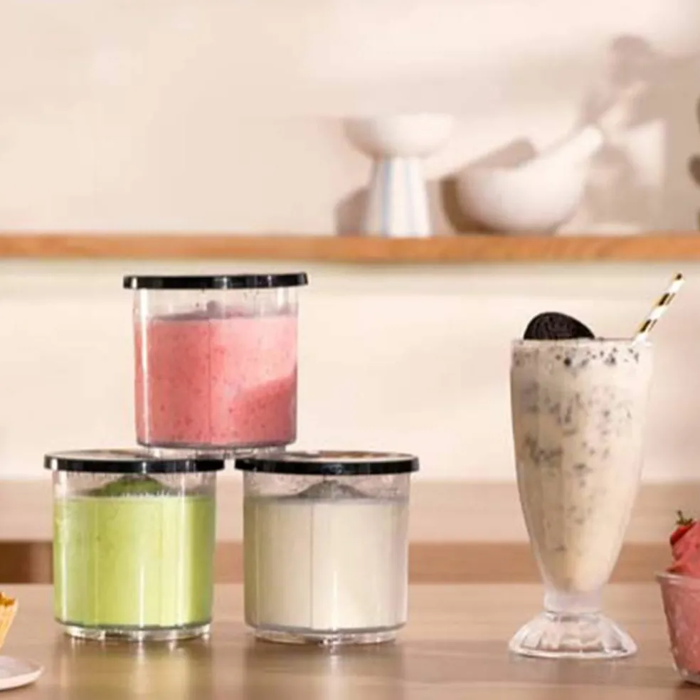 Dolci glasskål 3-pack 480 ml, transparent