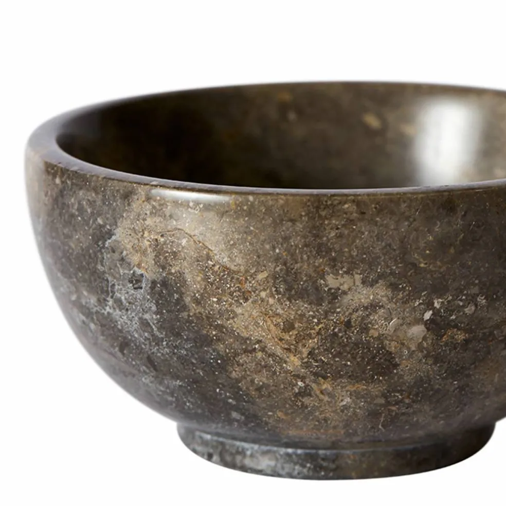 Dowa skål large 15 cm, grå/brun