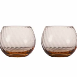 Dricksglas 22 cl 2-pack, persika