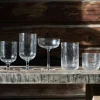 Dricksglas på fot 30 cl 2-pack, bubbligt glas