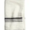 Duk LIMRICK i linné, stripe, Dry Terracotta