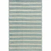 Dune matta 75 x 250 cm, blå/vit