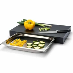 Duracore skärbräda med låda 39x27
