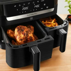 Easy Fry Dual airfryer 8,3 liter, svart