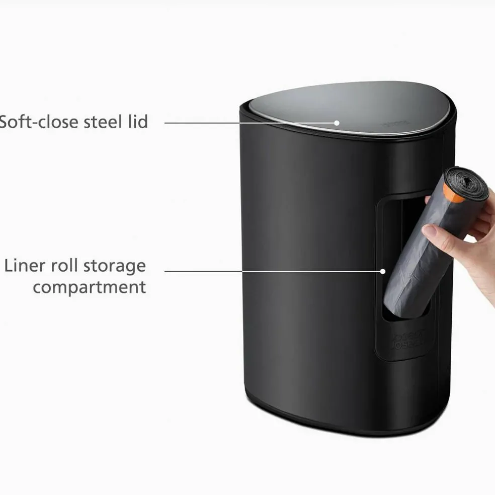 Easystore soptunna 5 liter, steel