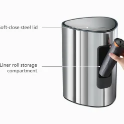 Easystore soptunna 5 liter, svart