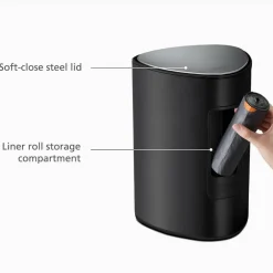 Easystore soptunna 5 liter, svart