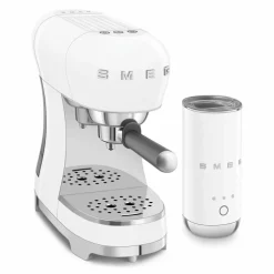 ECF12CREU manuell espressomaskin med mjölkskummare, creme