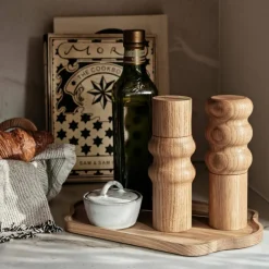 Edgar 3 salt- och pepparkvarn 20 cm, oljad ek