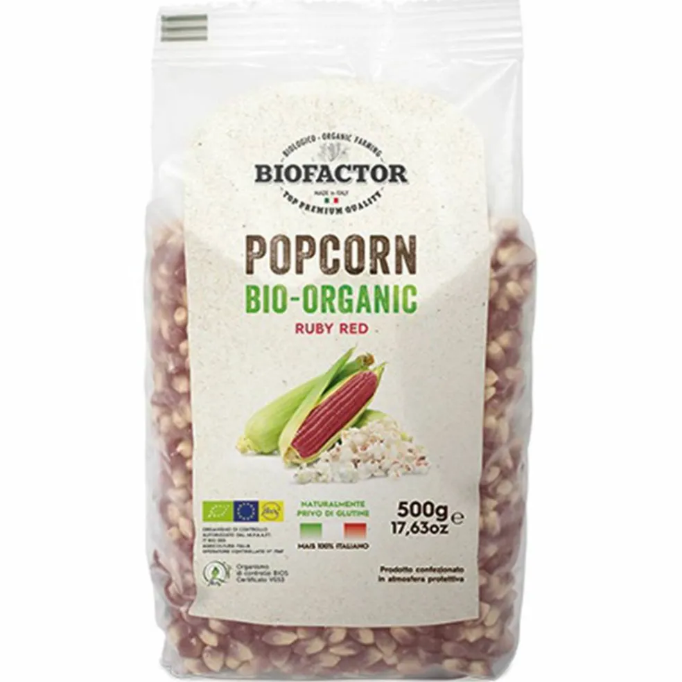Ekologiska popcorn 500g, blåa