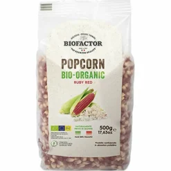 Ekologiska popcorn 500g, röda