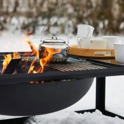 Eldstad med grillgaller