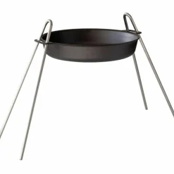 Eldställning, 37 cm, rostfritt stål