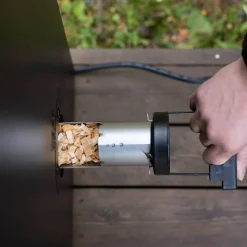 Electronic elrök, rostfritt stål/svart