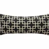 Elegance kudde 30 x 70 cm, svart/vit