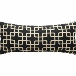 Elegance kudde 30 x 70 cm, svart/vit