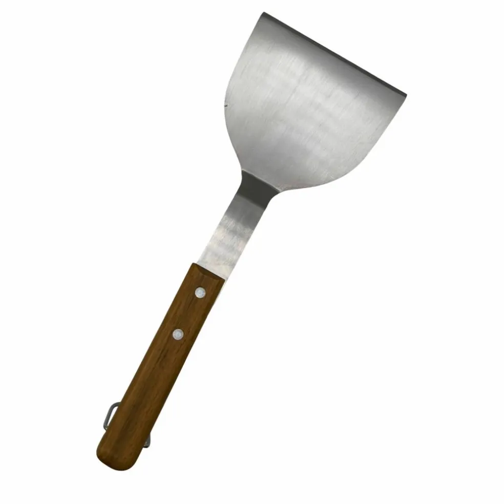 Elite Burger Flipper, rostfri/akacia