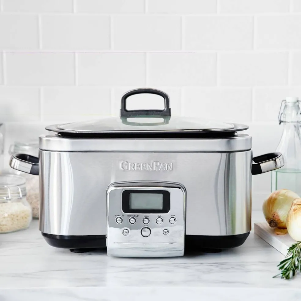 Elite Slow Cooker, blue haze
