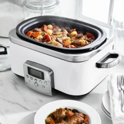 Elite Slow Cooker, cloud cream