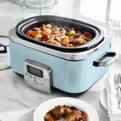 Elite Slow Cooker, stainless steel