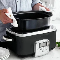 Elite Slow Cooker, stainless steel