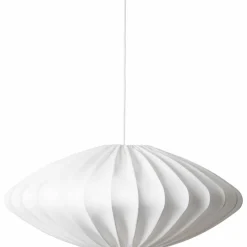 Ellipse taklampa 80 cm, vit