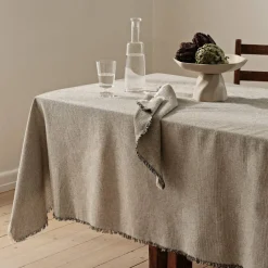 Elouise bordsduk 300x160 cm, fungi grey