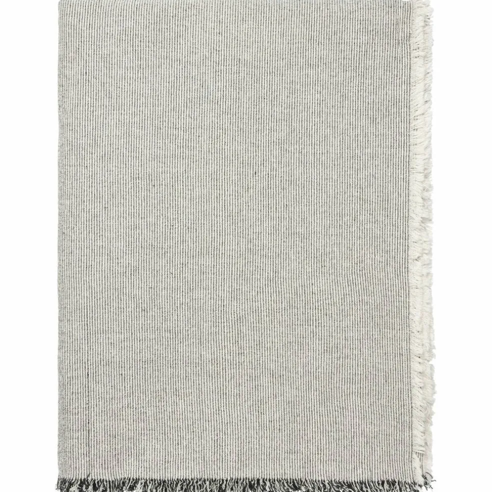 Elouise bordsduk 300x160 cm, svart/offwhite
