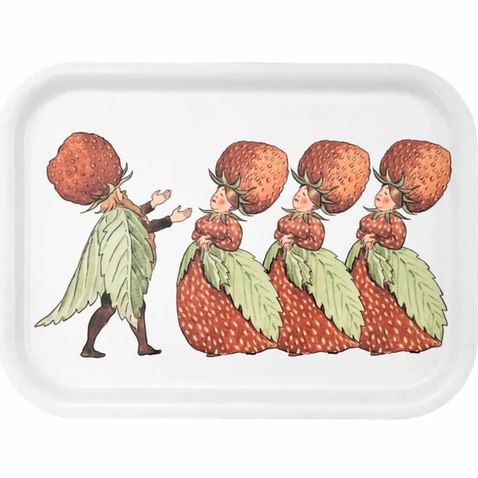 Elsa Beskow bricka 27 × 20 cm, rosa