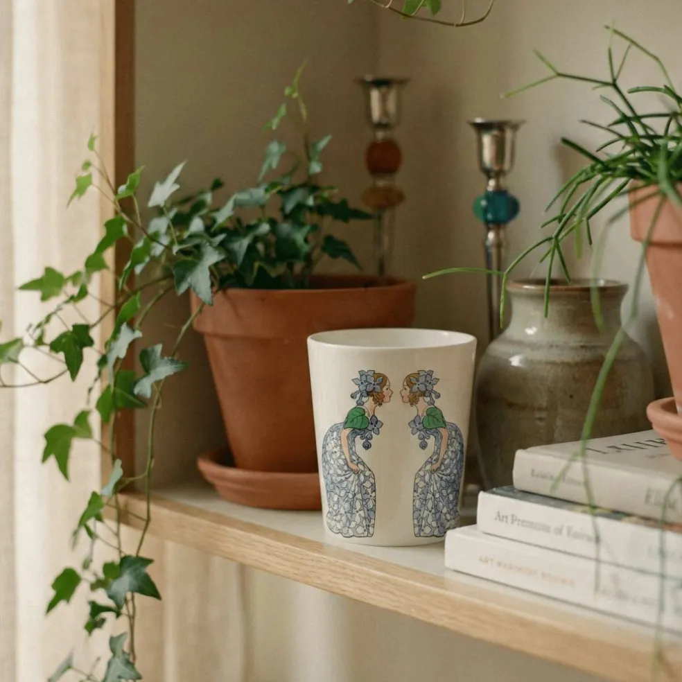 Elsa Beskow mugg 28 cl, Aunt Green