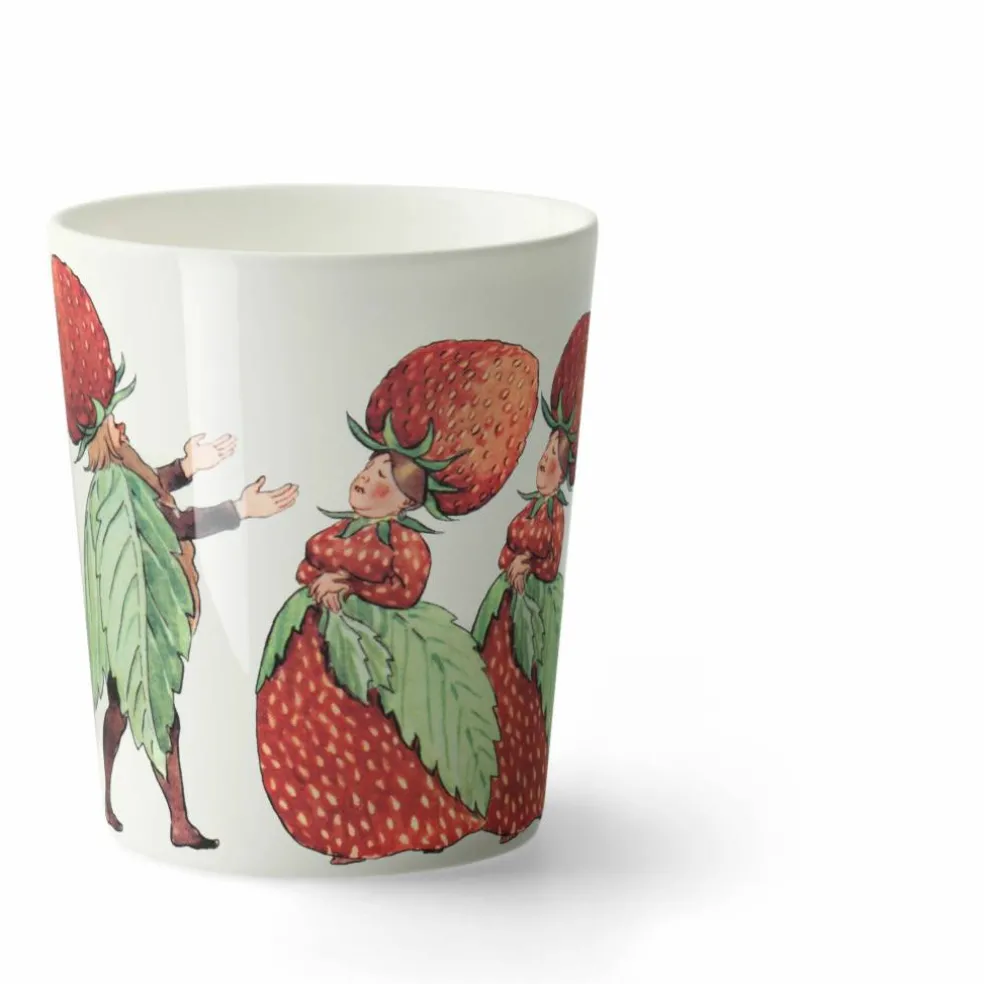 Elsa Beskow, mugg 28 cl - Familjen Jordgubbe