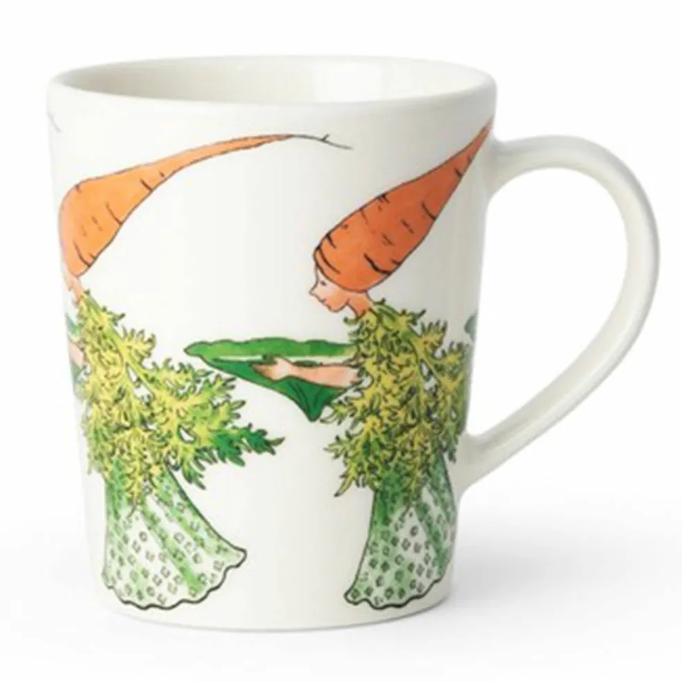 Elsa Beskow mugg med handtag 28 cl, Mrs Beetroot