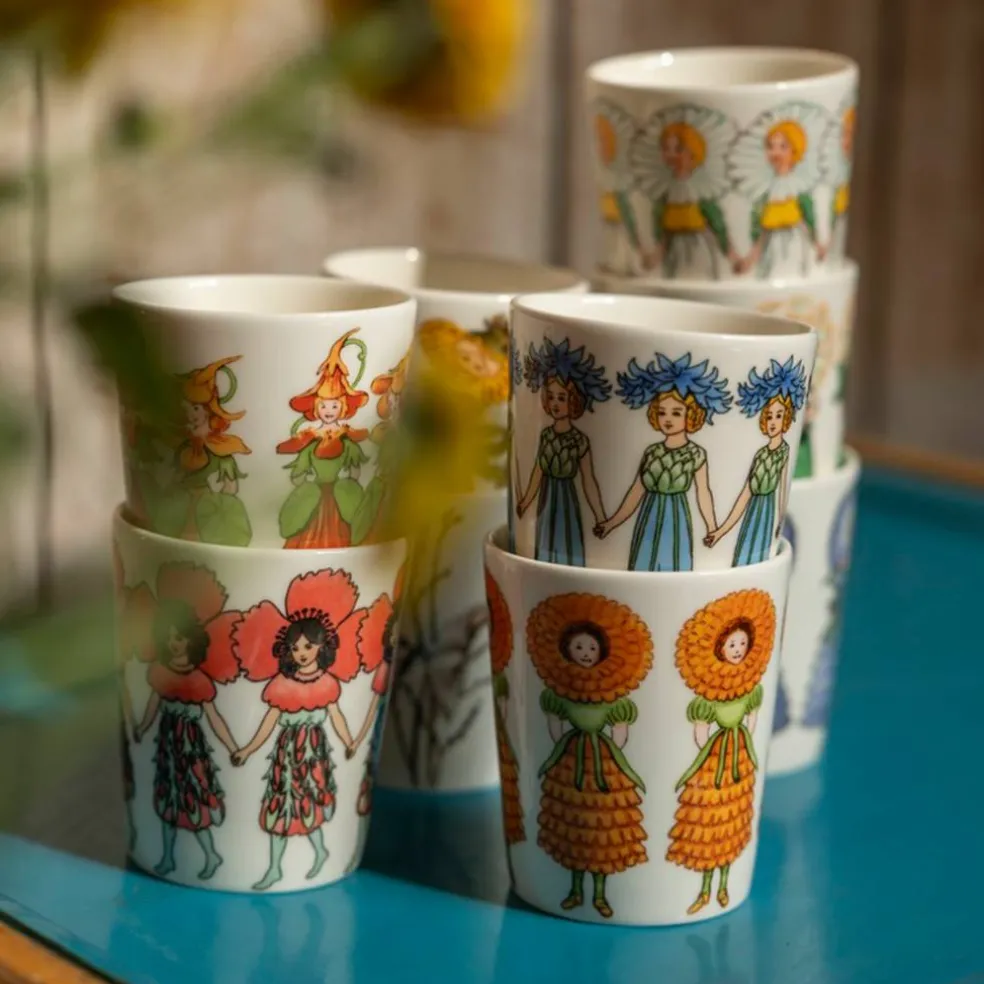 Elsa Beskow mugg med handtag 28 cl, Mrs Beetroot