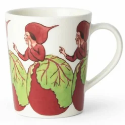 Elsa Beskow mugg med handtag 28 cl, Mrs Beetroot