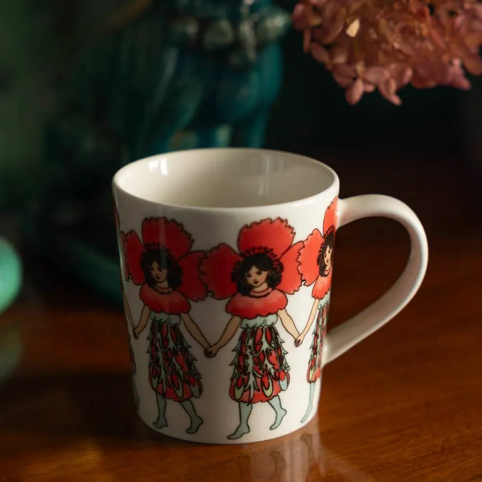 Elsa Beskow mugg med handtag 40 cl, Lilac