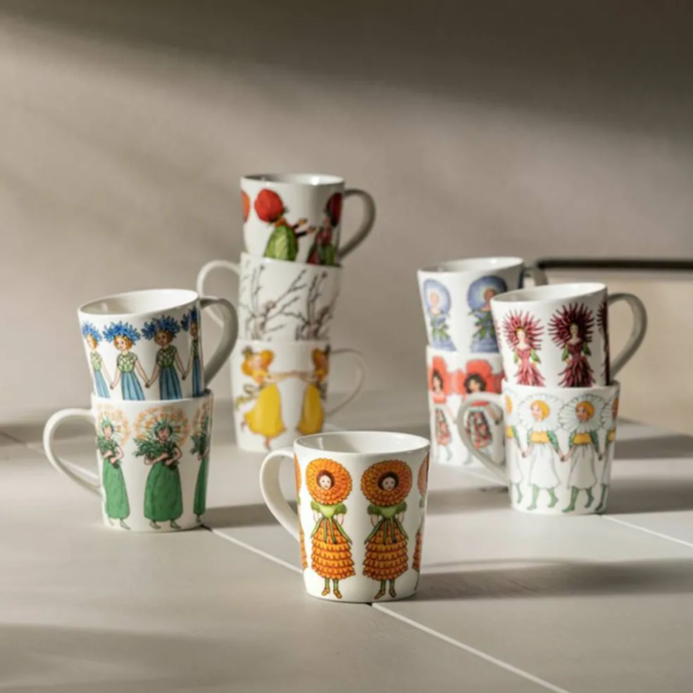 Elsa Beskow mugg med handtag 40 cl, Lilac